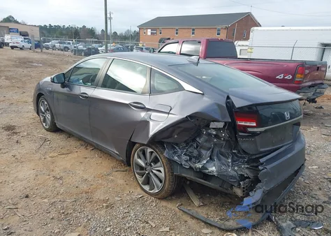 2018 Honda Clarity Plug-In Hybrid Touring z USA, uszkodzony, nr VIN JHMZC5F38JC020718